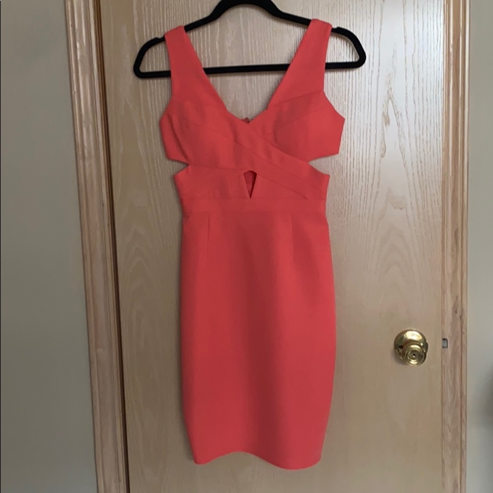 BCBGMaxazria pink cocktail dress